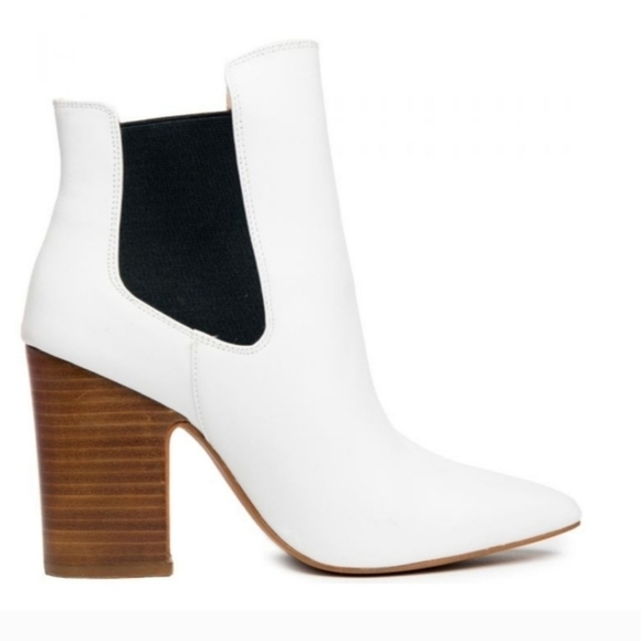 Kristin Cavallari x Chinese Laundry Starlight Cloud Bootie sz 8 White Boots - Picture 1 of 14
